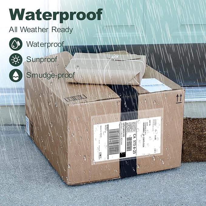 6''x9'' Clear Packing List Envelopes, Top Loading Shipping Label Envelopes Pouches, Adhesive Shipping Label Sleeves/Mailing Pouches for Shipping (50pcs)