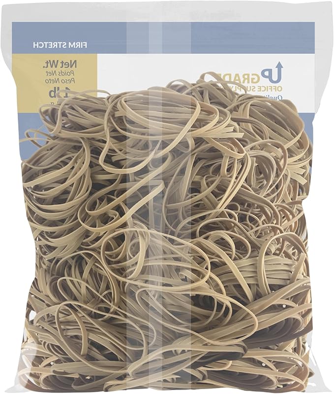 Upgrade Rubber Bands Size 32 (3 x 1/8 in) 700 Bands 1 lb Bag 20 Pack Case USA