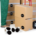 2 Inch Black Circle Stickers 500 Pcs,Permanent Color Coding Dots for Office Home Organization, File Classification,Multipurpose Labels