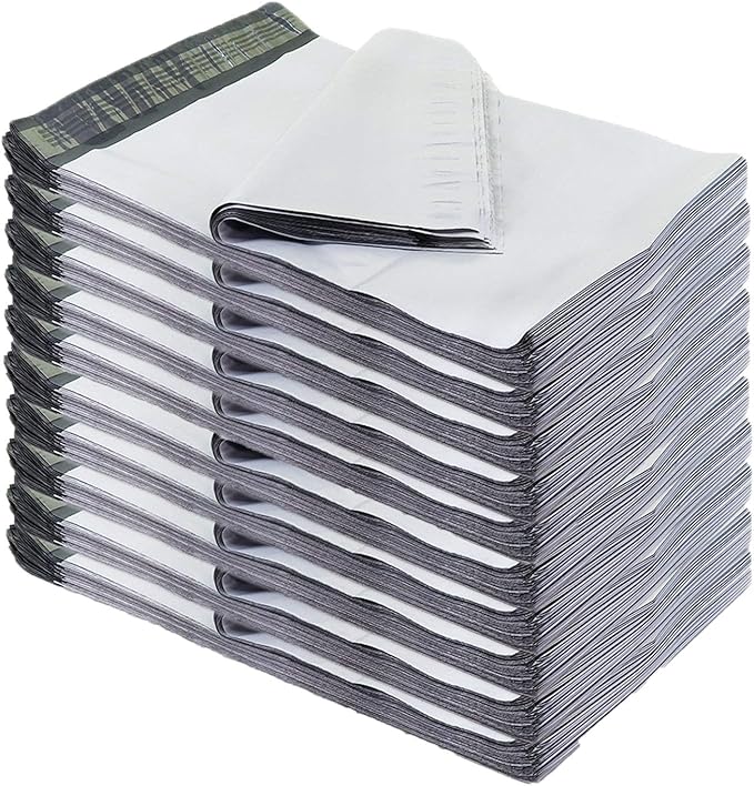 iMBAPrice Poly Mailers 12x15.5 Inch, 1000-Pack – Medium #5 White Shipping Bags for Clothing, Strong Self-Seal Adhesive Envelopes, Tear-Resistant Mailers for small Business Packaging