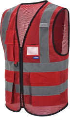 A-SAFETY Xsmall Red work vest class 2