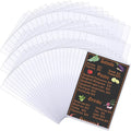 Henoyso 145 Pcs 8.5" x 14" Menu Cover Rigid Print Protectors Clear Heavy Duty Menu Holder Poster Protector Sleeve Hard Plastic Paper Sleeves for Page Sheet Photographs Document Birth Certificate