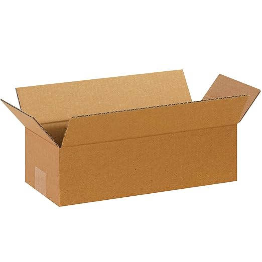 BOX USA Shipping Boxes 14"L x 6"W x 4"H 25-Pack Long Corrugated Boxes for Moving, Shipping, Mailing, Packing, Packaging and Storage