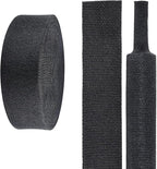2 in 1 Heat Shrink Braided Sleeving Fabric Tubing-Ideal fit Irregular Shape Hose/Cable/Wire (1"(25mm), 45FT)