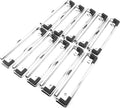 10Pack Clipboard Clips 4.72" Mountable Metal Clipboards Hardware with Rubber Grip and Hanging Hole
