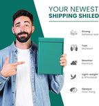 Green 9.5x14.5 Inch Poly Bubble Mailers #4 | Self Seal Large Padded Envelopes Air Cushioned Bubble Mailer | Usable Size 9.5x13 Inch | Waterproof Lightweight Mailing Shipping Bags | 100 Pack Bulk