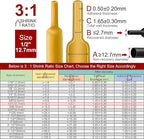 Chanzon 3:1 Ratio 1/2" (12.7mm) Heat Shrink Tubing - Marine Grade Waterproof Adhesive Lined - 4Ft Roll (1.22M Total Length) Yellow Polyolefin Sleeving Wrap Shrinking 3 to 1 Ratio 1pcs