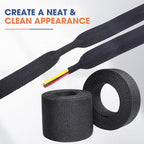 2:1 Heat shrinkable Braided Sleeving Fabric Wire Loom High Temp Heat Shrink Wiring Harness Abrasion Protector Cable Sleeve (1"-48ft)