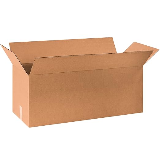 BOX USA Shipping Boxes 30"L x 10"W x 10"H 20-Pack Long Corrugated Boxes for Moving, Shipping, Mailing, Packing, Packaging and Storage