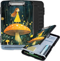 Clipboard with Storage Box & Pen Holder,Heavy Duty Clip Boards 8.5x11 for Nursing,High Capacity,School & Office Supplies,Forest Fairy
