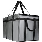 Premium Insulated XXL Food Warmer Bag - 23x14x15 inches Waterproof Catering Supply Bag for Hot Food Delivery - Uber Eats and Doordash