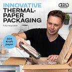 Insulated Thermal Shipping Boxes 16"x16"x16" with 2 Gel Ice Packs, Pack of 6 - USA-Made Cold Food Shipping Box with Absorb Condensation Thermal-Paper Liner - Frozen Food Shipping Kit by IDL Packaging