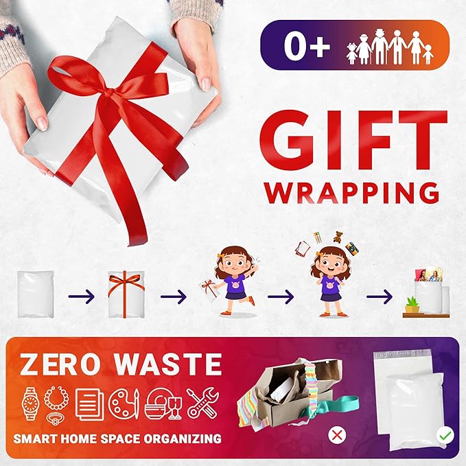 ABC PACK & SUPPLY White Gusseted Poly Mailers, 15 x 20 x 7 Inch. Pack of 25 Expansion Poly Mailers Bags. Shipping Envelopes for Clothing, 2.5 Mil. Plastic Shipping Bags Self Seal. Mailing Packages