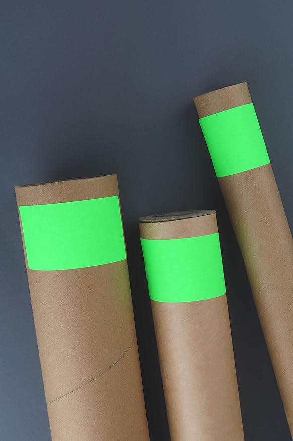 Royal Green 4" inch x 2" inch Sticker Rectangular Metallic Gold Labels (102 mm x 51 mm) - 300 Pack