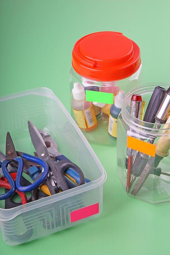 Royal Green Rectangle Sticker Black Colored File Stickers 1.57 inch x 0.75 inch (40mm x 19mm) - 1000 Pack - 10 Cases