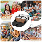Pizza Bags for Delivery 20" X 20" X 5" - Moisture-Free, Professional Thermal Pizza Warmer, Heavy-Duty Food Carrier, Suitable for Restaurants,Picnic Uber Eats & Door Dash（ Silver）