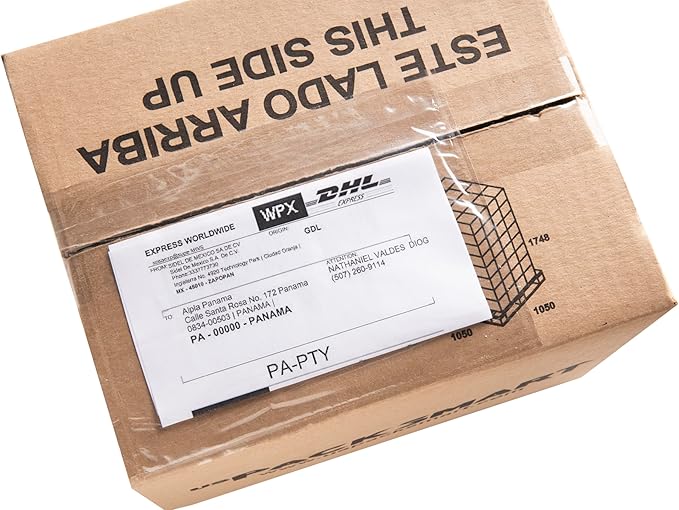 100 Units, 7.5"x5.5" Clear Packing List Shipping Pouches – Heavy Duty Self-Sealing Adhesive Envelopes, Waterproof & Tear-Proof – Ideal for Labels, Invoices & Documents