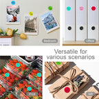 1 Inch Circle Dot Stickers 6000PCS Color Coding Thermal Labels Dots Writable Printable Small Round Stickers for Office, Classroom, Inventory, Garage, Organizing Storage, 6 Mixed Color