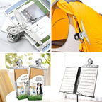 3 Pack Extra Large Paper Clips 7.9 Inches Jumbo Bull Binder Paper Clip Clamps for Crafts, Paper, Food Bags, Drawings, Photos at Home, Office, School (Silver, 20cm)