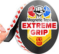 X-bet MAGNET Magnetic Tape Strip with Adhesive Backing - 1/2 Inch x 3.3 Feet - Magnetic Tape Roll for Craft and DIY Projects - Sticky Magnets for Refrigerator Whiteboard Dry Erase Board