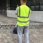 zojo High Visibility Reflective Vests,Adjustable Size,Lightweight Mesh Fabric, Wholesale Safety Vest for Outdoor Works