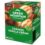 Green Mountain Coffee Roasters Caramel Vanilla Cream Coffee, Keurig Single-Serve K-Cup pods, Light Roast, 96 Count