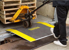 Guardian Aluminum Dock Plate with Carrying Handles for Pallet Jacks, Hand Carts, Material Handling, 36" x 48" 3,500 lb. Capacity