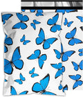 Cute Poly Mailers 14.5x19 Inch 50 Pcs - Butterfly Printed Shipping Bags for Clothing - Waterproof and Tear Resistant Mailing Envelopes - Self-Sealing Packaging Bags for Small Business