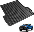 Truck Bed Mat 5FT for Chevy Colorado/GMC Canyon 2026 2025 2024 2023, All Weather TPE Heavy Duty Truck Mat Rear Bed Liner Cargo Mat for 2026 2025 Chevrolet Colorado Accessories