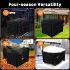 Pallet Covers 49×41×49 Inches - 900D Heavy Duty Waterproof, Triple Protection (Zipper, Reinforced Rope, 4 Buckles) for Industrial Storage & Shipping Supplies (49×41×49 Inches)