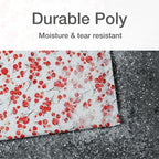 Quality Park Bubble Mailers, 8.25" x 11", Shipping Envelopes, Water Resistant Poly Padded Envelopes, Berry Print, 25 Pack (QUA85873)