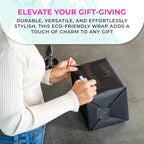 Bryco Goods Black Kraft Paper Roll - 18 Inch x 100 Feet - Ideal for Packing, Shipping, Arts & Crafts, Poster, Bulletin Board, Decorations, Bouquet, Gift Wrapping - Made in The USA