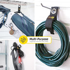 Heavy-Duty Wrap-It Storage Straps, 10-inch (6 Pack) - Hook and Loop Extension Cord Organizer Hanger, Cord Keeper, Cable Straps for Cords, Hoses, and Garage Storage
