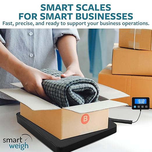 Smart Weigh Digital Shipping and Postal Weight Scale, 440LB x 0.1 oz, UPS UPost Office Scale Variation