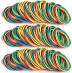 700 Pcs Rubber Bands, Size #16 Reusable Elastic Rubber Band for Office Supplies File Folders, Home Packaging, Crafts DIY Bundling, Multipurpose (Colored)