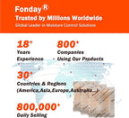 50g x 40 Packs Fonday Rechargeable Silica Gel Desiccant Packets Food Grade Fast Reactivate Desiccant Bags Moisture Indicating Orange to Green for Food Storage, Electronics, 3D Filament & Safes