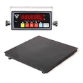 24"x24" Industrial Floor Scale, Heavy-Duty Warehouse Scale with Digital Indicator, Accurate Pallet Scale for Postal Luggage Shipping Mailing Weighing
