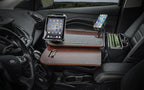 AutoExec AE-GMCD-PM-TAB-21M GripMaster Car Desk for Your Vehicle Workstation and Mobile Office, Mahogany with Phone Mount and Tablet Mount