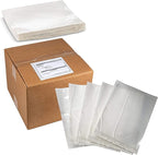 MT Products Blank Envelope Shipping Label Sleeves - 4" x 6" Packing Slip Pouches for Shipment/Return - Pack of 100