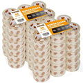 TAPEBEAR Storage Packaging Tape - 72 Rolls, Super Clear 2.7mil x 1.88" x 55 Yards Packing Tape Heavy Duty Refills, Transparent, Long Lasting for Storage and Packing, 3960 Total Yards
