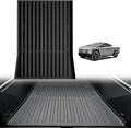 TripleAliners Premium Extra Thick Truck Bed Mat Compatible with 2023 2024 2025 Tesla Cybertruck Accessories Vehicle Perfectly Flush All Weather Protection TPE Heavy Duty Pickup Car Bed Cargo Mat