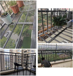 Plastic Wire Mesh Fence, Fencing Chicken Wire Fence with 1.8cm/0.7in Mesh Holes, for Pet Fencing Garden Balcony Grass Protection Farm Crafts(Size:Mesh 0.7in-3.3ft Wx98ft L,Color:Black)