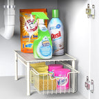 Simple Houseware Stackable Basket Drawer, White