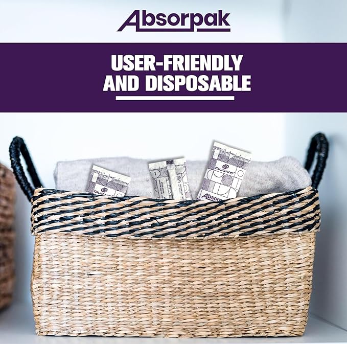 CILICAnt Absorpak Desiccant Pouches - 200 pcs Pack, Moisture Absorbers for Shoes, Jewelry, Clothes or Electronics, Ideal for Households, Food Pantries, Dried Food, Pet food, for Moisture, Medium