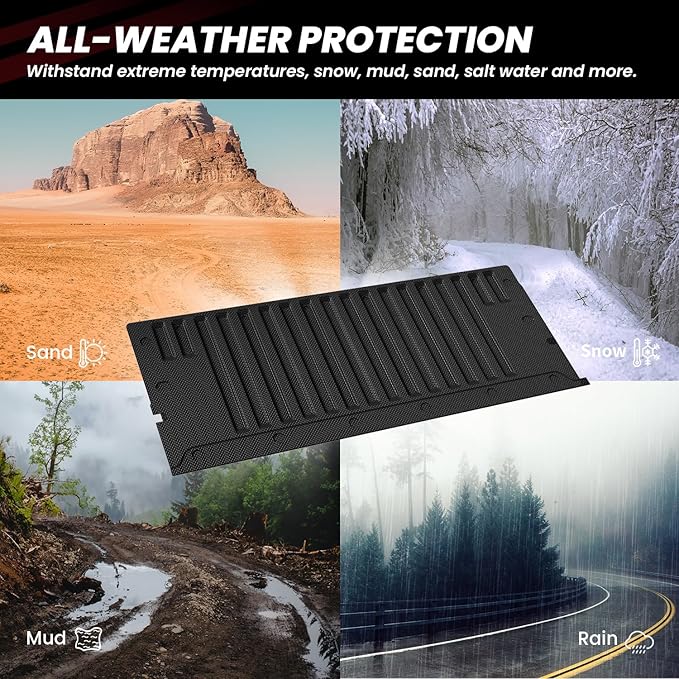 LASFIT Tailgate Mat for Toyota Tacoma 2024-2026 (Not Fit Drop-in Liners), All Weather Truck Tailgate Liner for Tacoma TPE Tailgate Protector Liner Tacoma 2024 2025 2026 Accessories, Black
