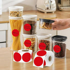 2 Inch Red Circle Stickers 500 Pcs,Permanent Color Coding Dots for Office,Home Organization, File Classification,Multipurpose Labels