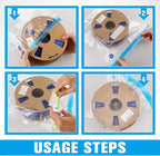Jetec 35 Pcs 3D Filament Storage Bags Vacuum Sealed Kit, Include Reusable 3D Printer Filament Vacuum Storage Bags 13.4 x 11.8 Inch and Cobalt Free Humidity Indicator Cards for Keeping Files Dry