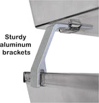 Acrimet Facility 2 Tier Letter Tray, Side Load, Letter Size/A4, Desktop File Organizer, Plastic (Clear Smoke Color)