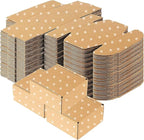Green Recyclable Cardboard Small Gift Mailer Boxes for Shipping Packaging Craft Gifts Giving Products (Brown, 4 x 4 x 2 Inch)