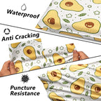Poly Mailers 12x15.5 Inch 50 Pcs - Avocado printed Shipping Bags, 2.4mil Thickness, Waterproof and Tear Resistant Mailing Envelopes, Self-Sealing Packaging Bags for Small Business